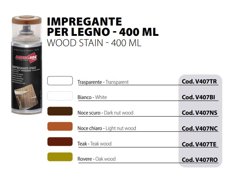 Ambro-Sol Impregnante per Legno Spray 400ml Protezione e Fin - Foto 2