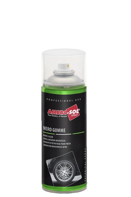 Ambro-Sol Nero Gomme Spray 400ml Lucida Gomme Auto Protettiv