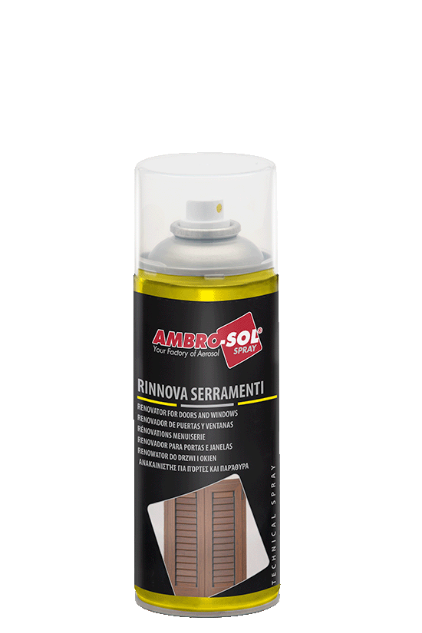 Ambro-Sol Spray Rinnova Serramenti 400ml Olio per Legno PVC