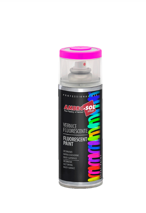 Ambro-Sol Spray Vernice Effetto Fluorescente 400ml Alta Visi